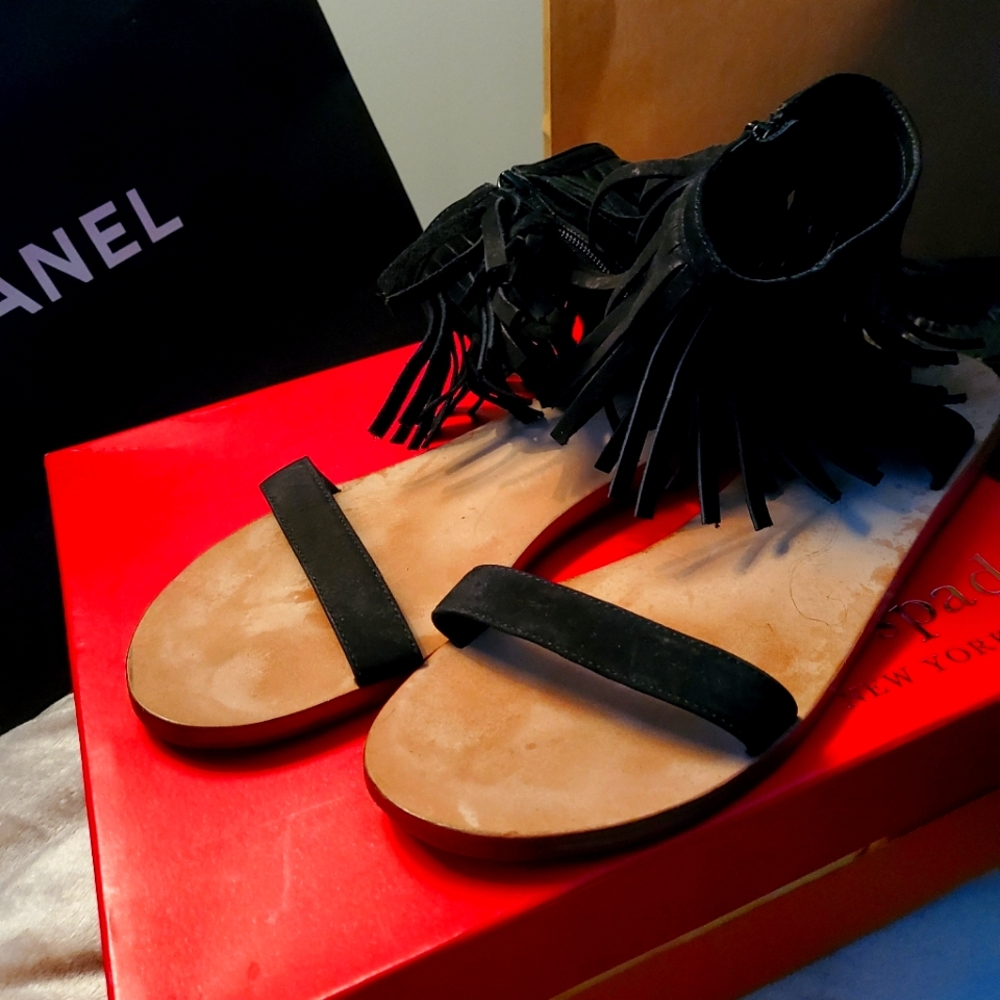 Kate Spade Fringe Sandals